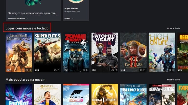 Leia mais sobre o artigo Como Jogar no xCloud com Teclado e Mouse Oficial da Microsoft