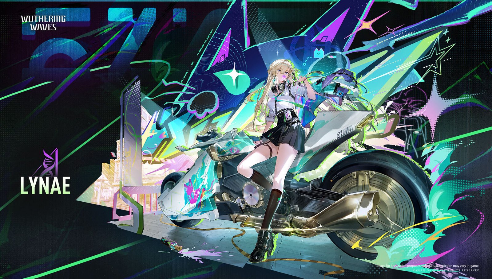 Wuthering Waves — cena do jogo em material oficial da Kuro Games