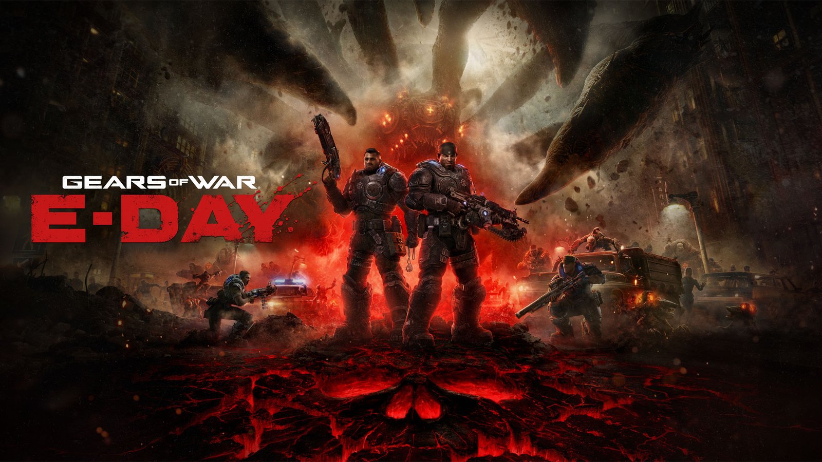 Marcus Fenix e Dom em Gears of War E-Day