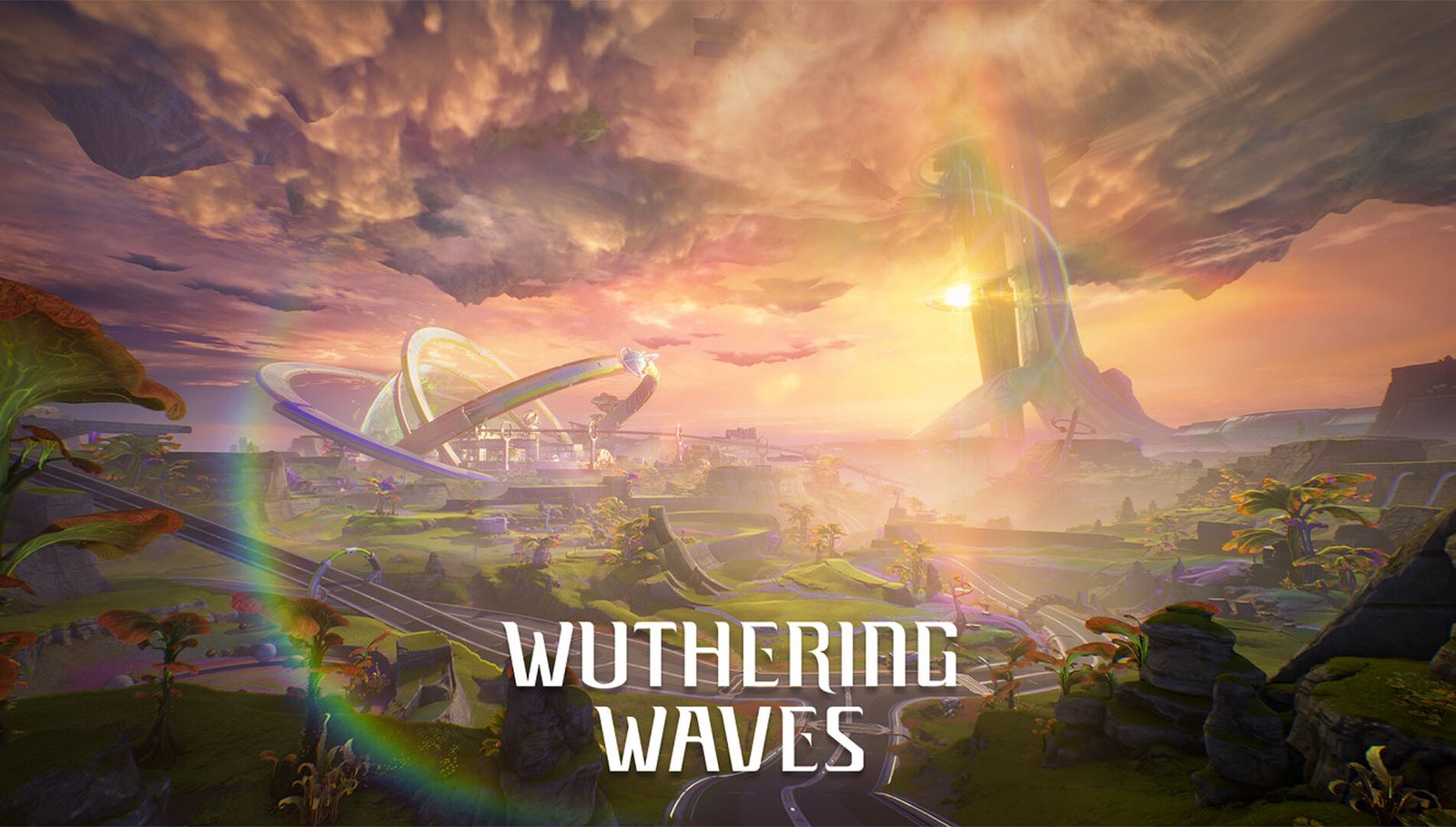 Wuthering Waves — cena do jogo em material oficial da Kuro Games