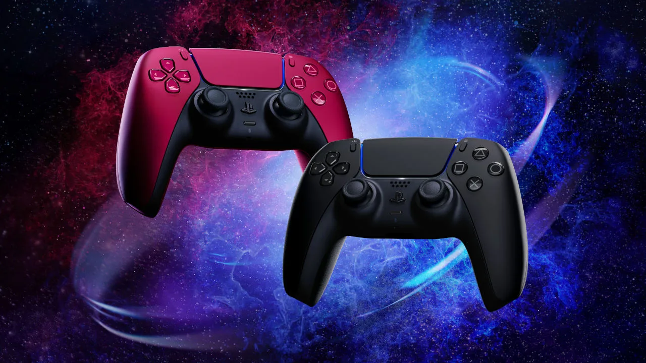 Controles DualSense em cores diferentes apresentados pela Sony