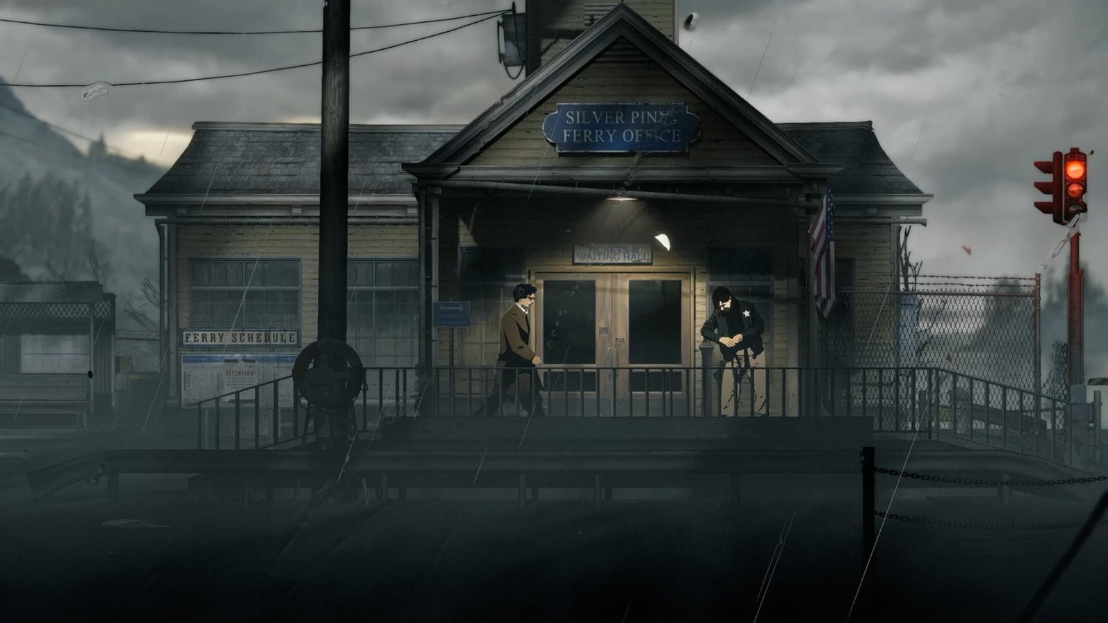 Cenário de Silver Pines, imagem do jogo correto e não de streaming no Boosteroid