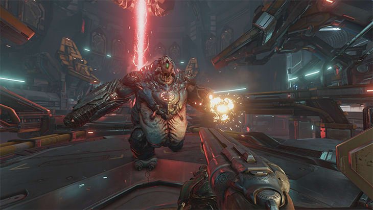 DOOM 2016 em gameplay oficial, um dos jogos grátis Amazon Luna para assinantes Prime