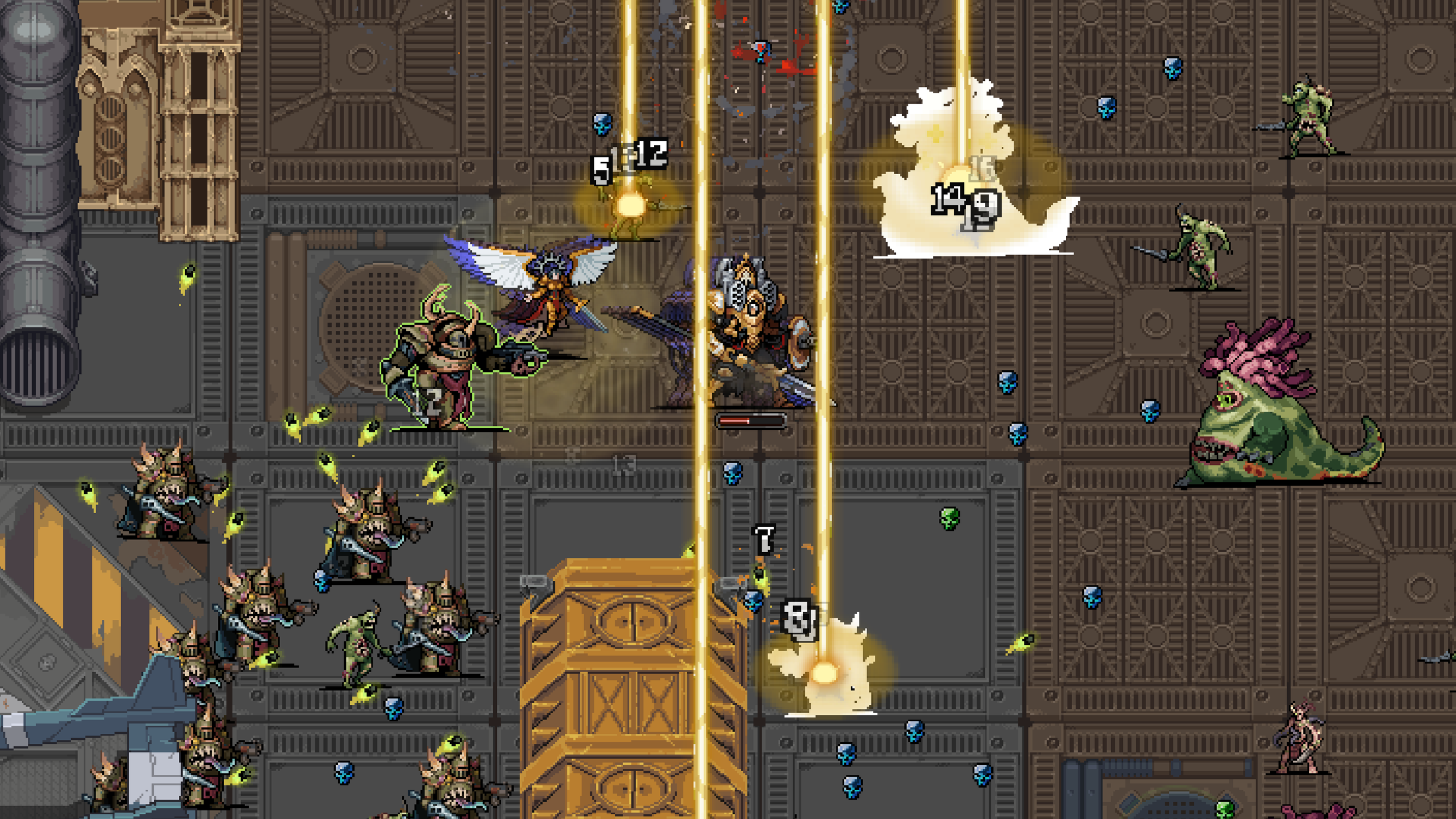 Warhammer Survivors em batalha contra hordas de inimigos